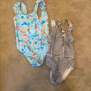 2 one piece bathing suits